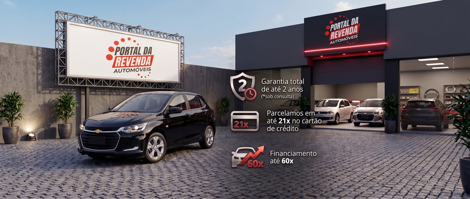 Portal da Revenda Automóveis — Garantia, Parcelamento e Financiamento